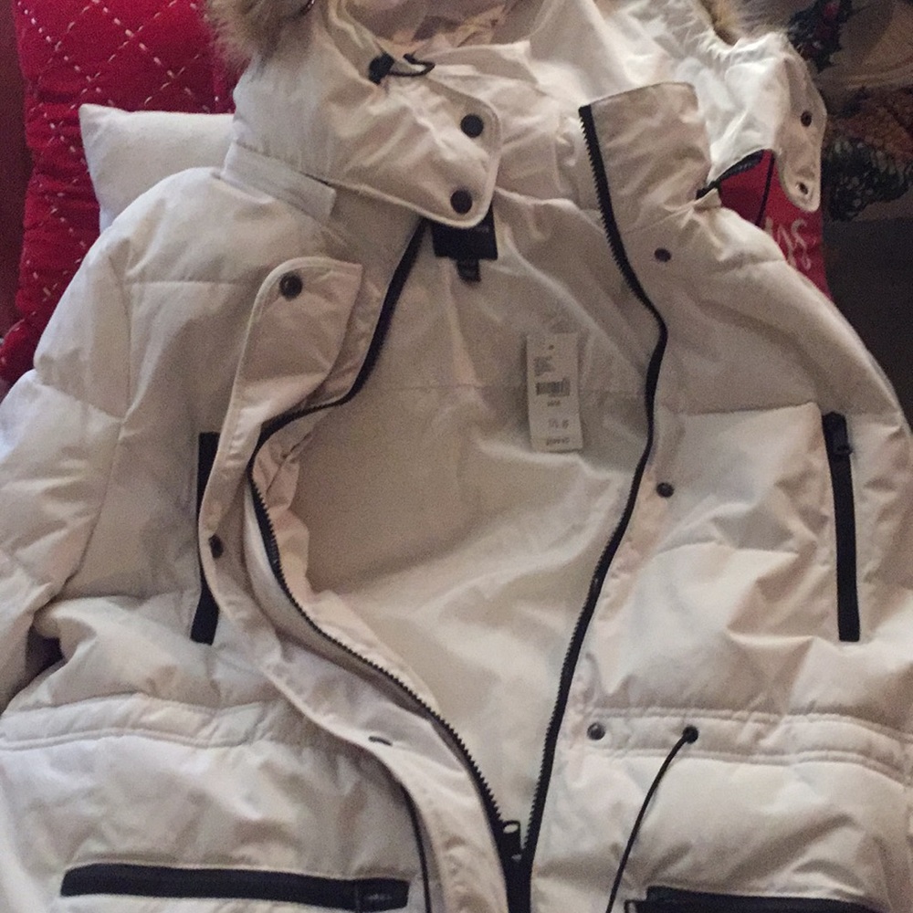 Puffer Off White Jacket by Lane Bryant 14/16 - Picture 6 of 6